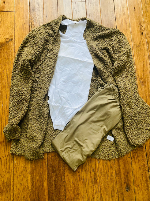 Khaki cardigan