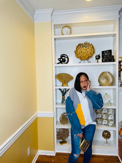 Winter | knit sweater (grey)