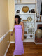 HALTER MAXI DRESS- Lavender