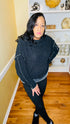 Like No Other | mock neck sweater (black)