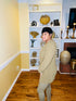 Khaki cardigan