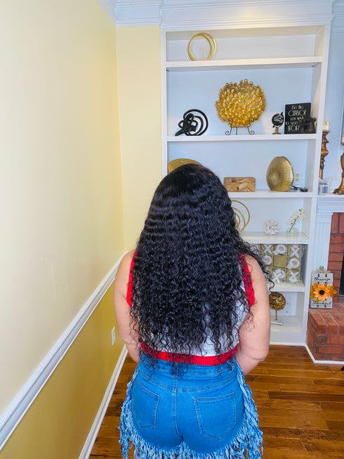 Limited Edition top - sexy crop top (white/red)