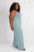 Plus size jumpsuit- blue grey