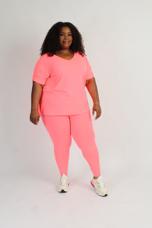 My favorite Plus -lounge set (neon coral)