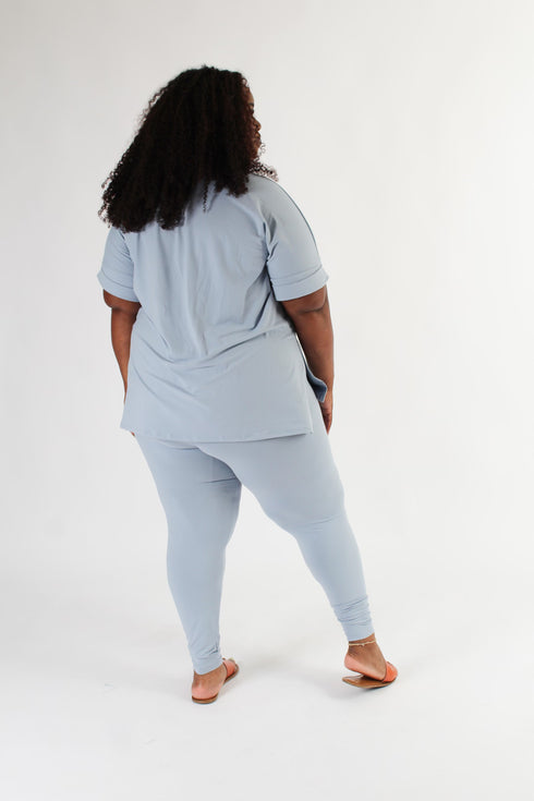 My favorite Plus -matching lounge set (ash blue)