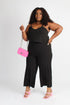 Monaco Plus- black plus size jumpsuit