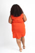 Plus size dress -copper