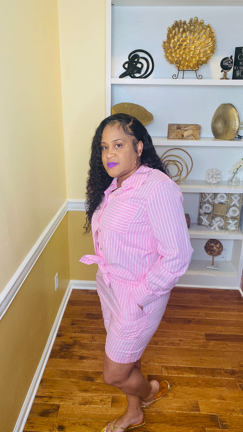 Happy Days- short set (dark pink)