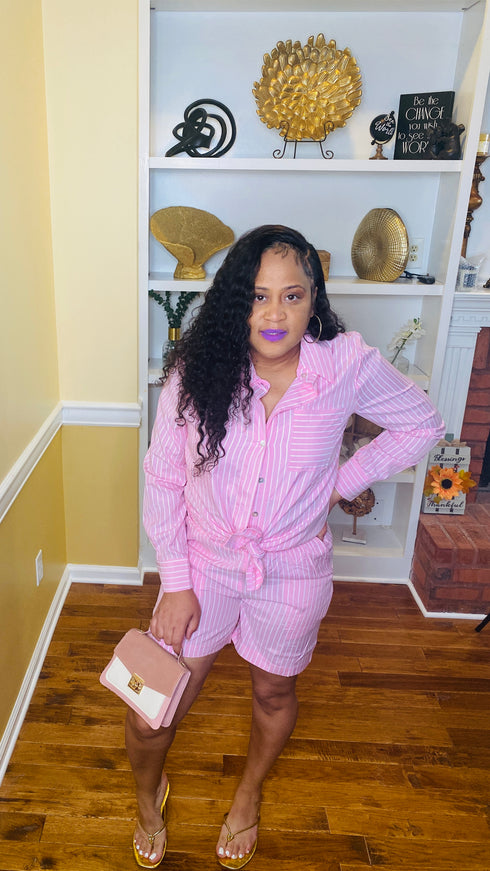 Happy Days- short set (dark pink)