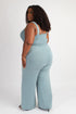 Plus size jumpsuit- blue grey