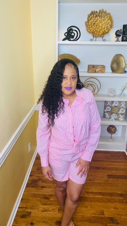 Happy Days- short set (dark pink)