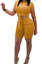 Knot your girl 2 (goldenrod) | Two piece short set