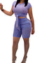 Knot your girl 2 | Two piece short set (lavender)