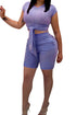 Knot your girl 2 | Two piece short set (lavender)