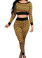 Lock and chain |crop top and high waist pants set