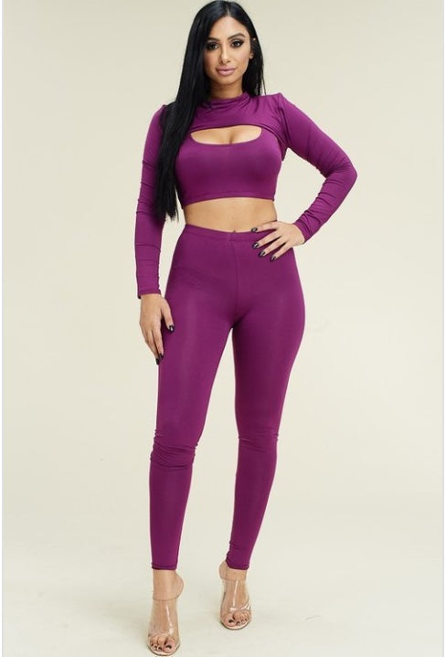 Purple Rain | legging set