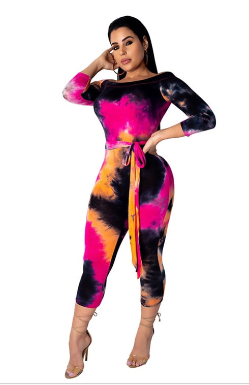 Galaxy | Tie dye jumpsuit