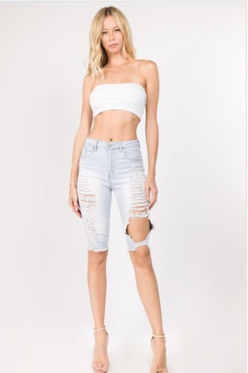 Distressed denim (Plus)