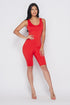 Call you later- red romper