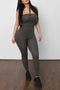 Fit like a Glove | strapless Jumpsuit (charcoal)