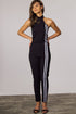 Ruling It Out | black halter neck jumpsuit