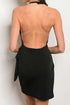 Miami Nights | backless dress (black)