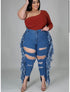 Making Moves | Plus size jeans (medium wash)