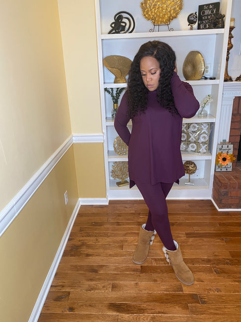 Everyday Essential legging set (eggplant)