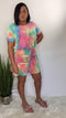 Candi Land | tie dye plus size romper