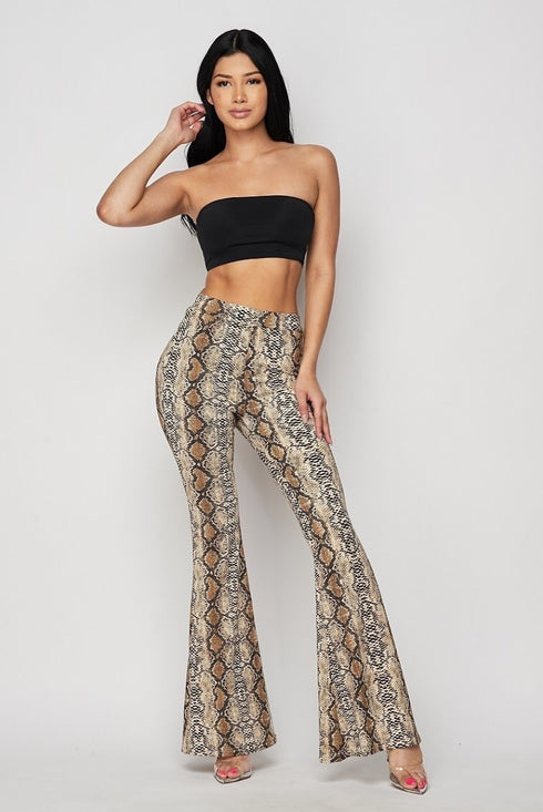 Running Wild | flare pants (animal print)