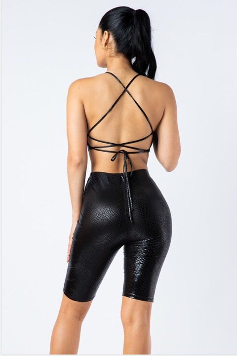 Viper | black romper