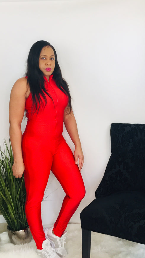 Fearless - red jumpsuit