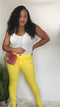 Delicious jeans- high waist pants (yellow)