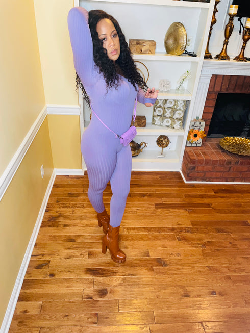 All She Needs - purple jumpsuit (purple ash)