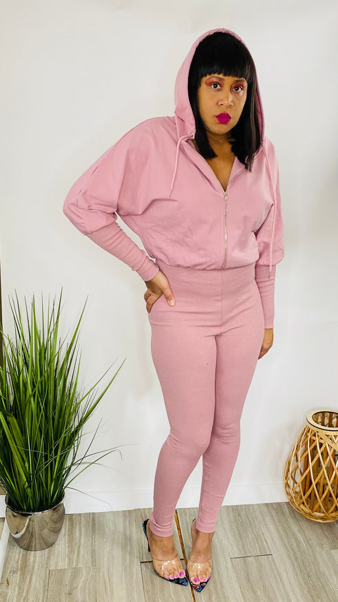 Harley - pink jumpsuit