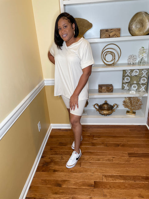 Set for Life - beige two piece set