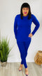 Saturday Mornings - two piece legging set (Blue)