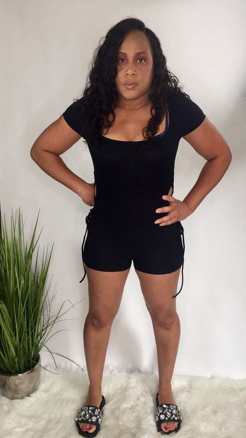 Candy for the eye - black romper