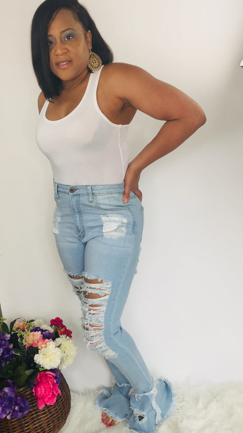 Runway Ave | flare jeans