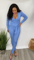 The One | long sleeve jumpsuit (Denim Blue)