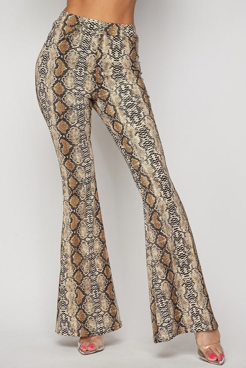 Running Wild | flare pants (animal print)
