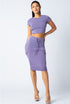 Lilac Dreams | two piece skirt set (lilac)