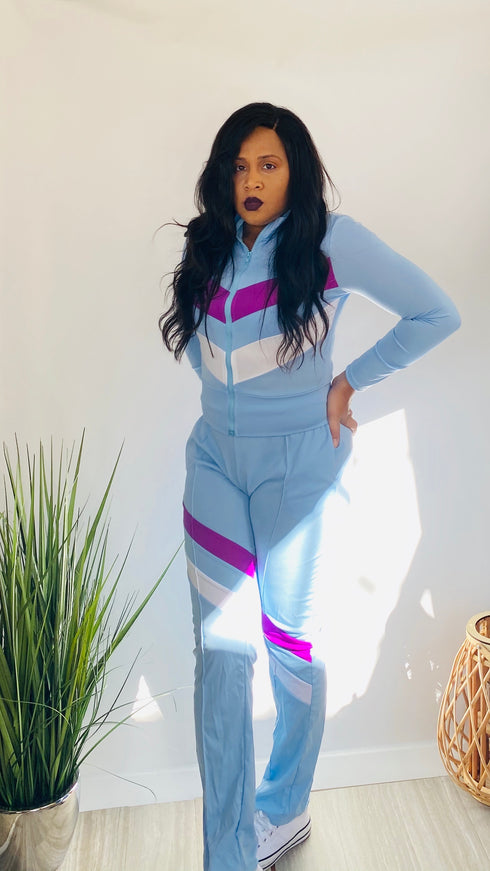 Just Your Type - tracksuit (light blue)