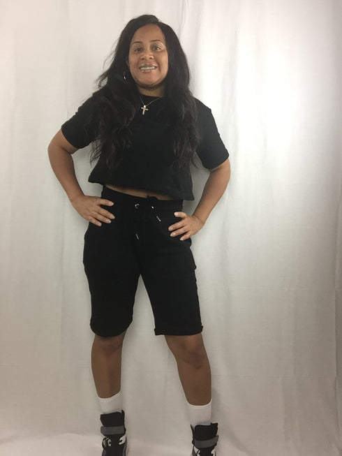 Knight Rider set | Black bermuda short set