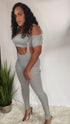 Camera Ready |two piece jumpsuit (grey)