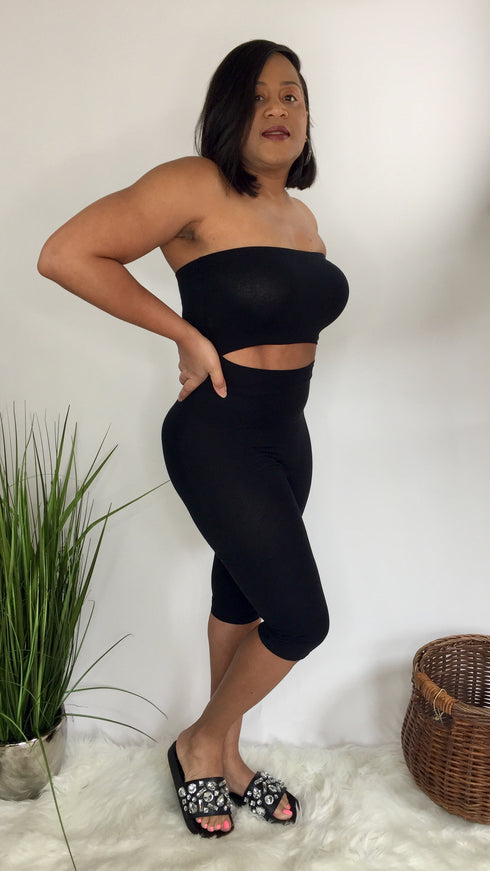 Tight Squeeze | black jumpsuit