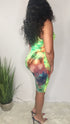 Fruity Pebblez | tie dye romper (multicolor)