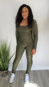 Places to Be | 3 piece Brazilian Jogging Set (olive)
