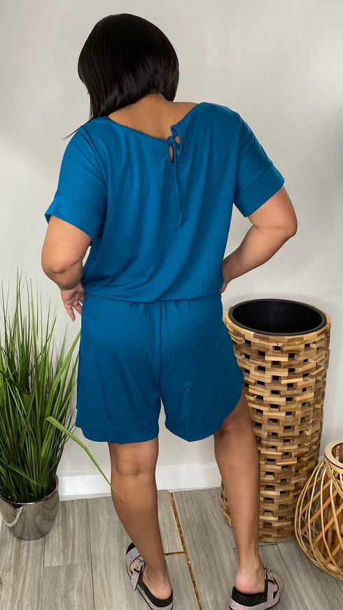 Sweet Moments Plus - short sleeve romper