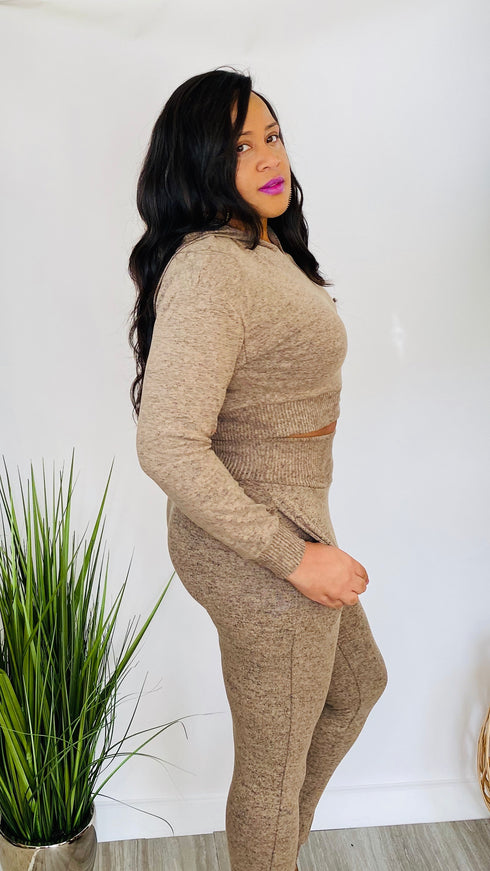 Adore Me | brown two piece outfit